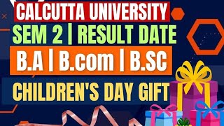 Cu Sem 2 CCF Result Date  Ba Bsc Bcom  Surprise Gift [upl. by Eirahs]