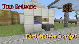 TUTO REDSTONE MINECRAFT DISTRIBUTEUR A OBJET [upl. by Atnahc430]