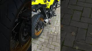 vstrom 1050xt with dominator exhaust [upl. by Meredi]