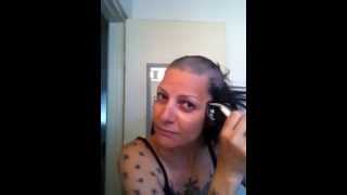 Michelle shaves her head [upl. by Krock]