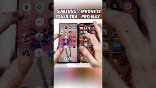 iPhone 13 Pro Max vs Samsung S24 Ultra SPEED TEST 🚀 Who’s the REAL SPEED KING 👑shortsviralvideo [upl. by Grand]