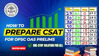 CSAT 100 Result with proof 📚🔥  QUALIFY CSAT EASILY 📊📙  opsc education opscprelims csat [upl. by Porush]