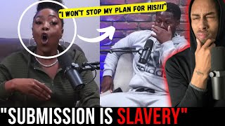 “Submission Sounds Like SLAVERY”  Combative BLK Women Run From Sound Logic [upl. by Naot]