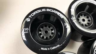 Torque Boards 110mm Really Big Wheels Made in USA  DIY Electric Skateboard [upl. by Parthinia]