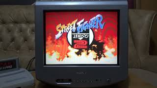 Sony FD Trinitron KV14LM1K SD CRT Scart RGB RU [upl. by Ahsir14]