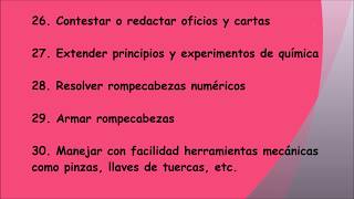 Test Vocacional Perfil de Aptitudes de Herrera y Montes [upl. by Ahsinek]