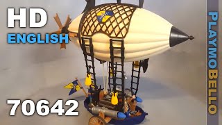 2021 Playmobil 70642 Novelmore Knights Blimp Airship Playmobil set REVIEW [upl. by Houston]