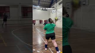 Iniciando a sessão de treinamento no handebol 🤾‍♀️ [upl. by Johnsson549]