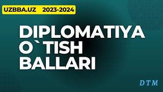 Jahon iqtisodiyoti va diplomatiya universitetining yonalishlari uchun otish ballari  20222023 [upl. by Leahci]