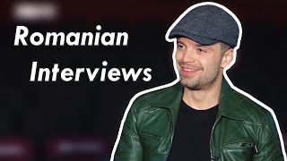 A Montage of Sebastian Stans Romanian Interviews ENG SUB [upl. by Egin]