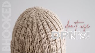 The EASIEST Way to Knit a Hat Crown [upl. by Redmer]