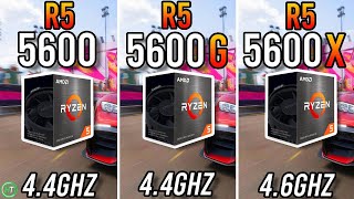 Ryzen 5 5600 vs Ryzen 5 5600G vs Ryzen 5 5600X [upl. by Arriat]