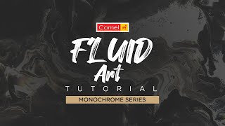 Fluid Art Tutorial  Monochrome Series [upl. by Elcin]