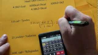 Heat amp Energy Unit Conversions [upl. by Carn]