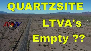 Quartzsite  BLM LONG TERM CAMP AREAS  LTVA EMPTY [upl. by Hannahs]