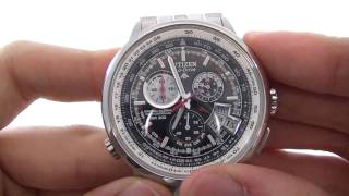 Mens Citizen ChronoTime AT Chronograph EcoDrive Watch BY000056E Watch Review  Watch Shop UK [upl. by Melburn]