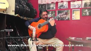 Manuel Parrilla plays the Ricardo Sanchis RSC 2006 flamenco guitar for sale [upl. by Feliza]