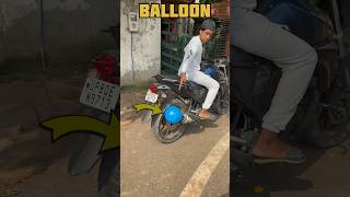 Silencer Ki Hawa Se Balloon Phoolega 😱🎈❓ minivlog vlog balloon bike [upl. by Lenahs247]