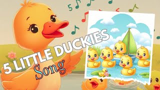 5 Little Duckies  Kids Songs  Super Simple Songs and music 🎶🎶🎶🎶🎸🎸 [upl. by Acyre]