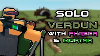 Solo Verdun with Phaser and Mortar  Roblox Tower Battles [upl. by Kipton]