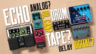 Classic Character Delay amp Echo Sounds For Guitar Which Would You Choose – That Pedal Show [upl. by Inaliak]