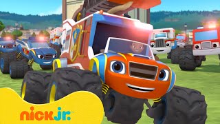 Firefighter Blaze and the Monster Machines Saves the Day  Nick Jr [upl. by Hwu]