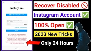 how to recover disabled instagram account 2024  Instagram Account Disabled how to get back activate [upl. by Kitti]