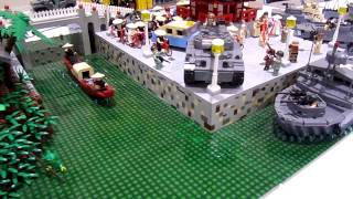 Vietnam War Diorama made from LEGO featuring Brickmania Kits [upl. by Assiran]