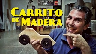 Automóvil de madera  CARRO  COCHE DE MADERA  Adornos fabricados con madera  DIY [upl. by Pulchi]