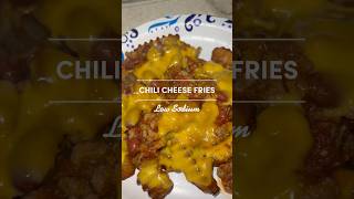 The BEST Low Sodium Chili Cheese Fries for Your Cravings shorts lowsodium [upl. by Crispin892]