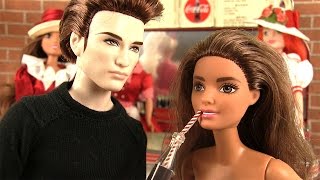 Barbie Episode Coca Cola Soda Fountain Mickella et Edward [upl. by Bekha893]