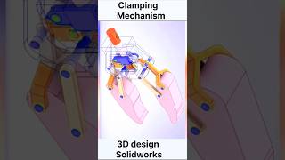 Explore Material Clamping Mechanics in 3D  SolidWorks Assembly Showcase solidworks3d [upl. by Inge204]