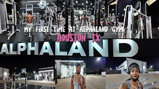 Alphaland Gym Houston Tx [upl. by Ilario]