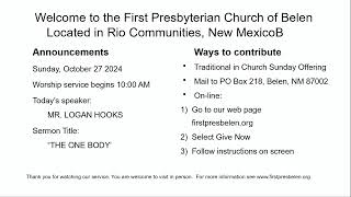 First Presbyterian Church Of Belen NM [upl. by Carmon]