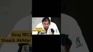 M Siraj Fastest Ball  Shoaib Akhtar Record Break [upl. by Ariane50]