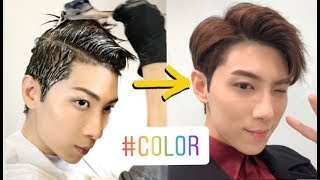 How  Color Your Hair At Home 自己染髮  Asian Hair Tutorial 2024  Korean Two Block Cut  ISSAC YIU [upl. by Renny524]