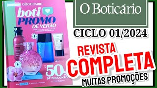 Revista o Boticário CICLO 012024 COMPLETA MUITAS PROMOÇÕES MARAVILHOSAS 🤩😱  Silso Santos [upl. by Rosy]