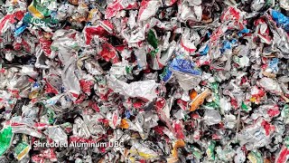 Aluminum UBC Recycling Plant  Aluminum Cans Paint Remover Process [upl. by On538]