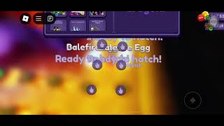 HATCHING POSSESED AND BALEFIRE EGGS  DRAGON ADVENTURES  ROBLOX GAMEPLAY [upl. by Netsirhc]