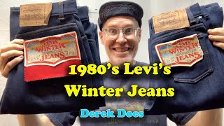 1980s Levis Winter Jeans [upl. by Ennyrb]