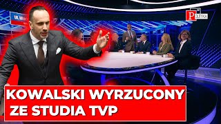 Janusz Kowalski wyrzucony ze studia TVP Wielka Awantura [upl. by Ahsetan]