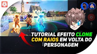 COMO FAZER O EFEITO QUE O RUOK FF USA EM SEUS VIDEOS  COMO FAZER CLONE COM RAIOS  FREE FIRE EDIT [upl. by Adlig]