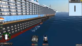 SHIP SIMULATOR EXTREMES  GAMEPLAY SINKING MS OCEANA [upl. by Kamal]