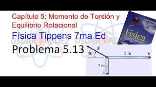 Problema 513 Física Tippens ¿Cómo calcular una fuerza para un momento de torsión resultante de 0 [upl. by Scott]