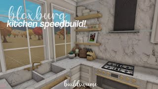 Bloxburg Kitchen Speedbuild [upl. by Ianthe]