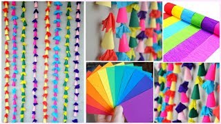 DIY Paper Backdrop  Party decoration idea [upl. by Miof Mela]