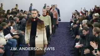 JW Anderson AutumnWinter 2015  London Fashion Week [upl. by Estren]