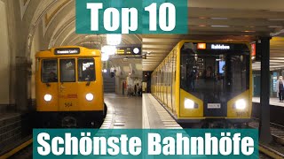 Top 10 Schönste Berliner UBahnhöfe 2021 [upl. by Norraf]