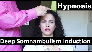 How to induce a deep somnambulism state with hypnosis [upl. by Ecinnaj139]