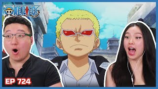 TREBBOL AND DOFFYS BACKSTORY PIYAAA  One Piece Episode 724 Couples Reaction amp Discussion [upl. by Dnomaid928]